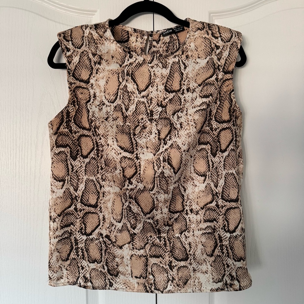 Snakeskin Top
